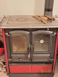 Cucina Stufa a legna Dal Zotto Regina 350 BII