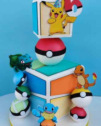 torta scenografica Pokemon 