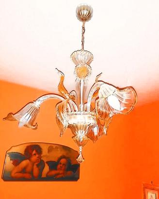 Lampadari e Lampade in Vetro di Murano Originali 