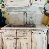 Cucina Shabby legno massello