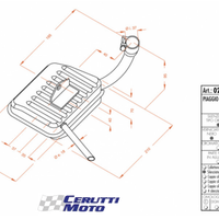Scarico Sito Piaggio Vespa 50 1958 -