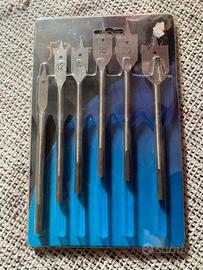 Set punte a pala per legno 6 pezzi NUOVE sigillate