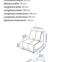 Poltrona letto IKEA