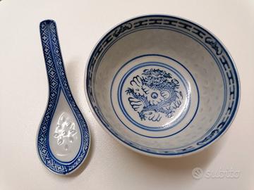 Ciotola in porcellana drago cinese🍜