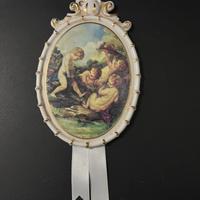 Coccarda in ceramica e porcellana VIA VENETO