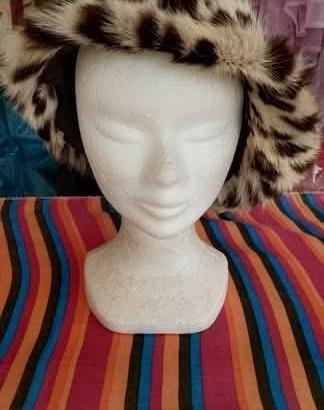 Cappello in leopardo vintage