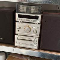 Impianto audio Technics vintage