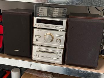 Impianto audio Technics vintage
