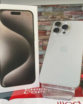 iphone 15pro max 256gb con garanzia