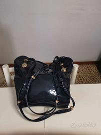 Borsa Gianni Versace originale blu scuro