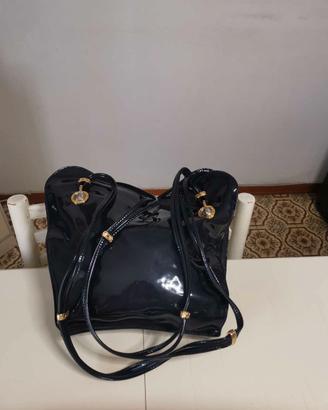 Borsa Gianni Versace originale blu scuro