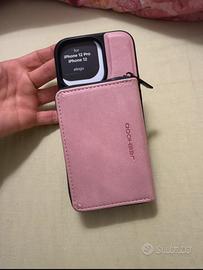 Custodia portafoglio per iPhone 12 / 12 Pro