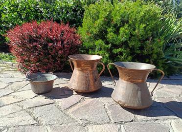 Conche in rame e paiolo