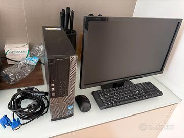 PC DELL da scrivania + monitor e tastiera