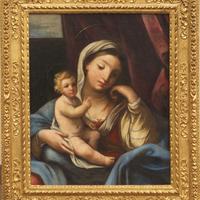 Scuola Romana XVIII secolo, Madonna col Bambino