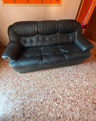 Divano Ecopelle Nero