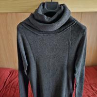 Maglione collo alto grigio uomo taglia M