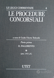 LE PROCEDURE CONCORSUALI parte I e II - Utet