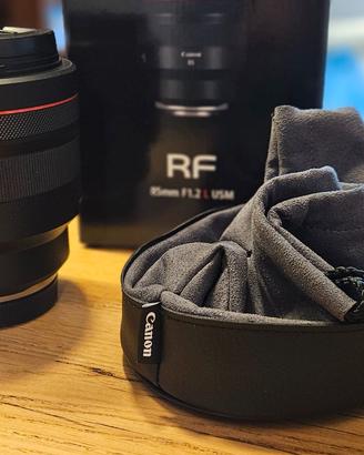 Obiettivo Canon RF 85mm F1.2L USM DS – Luminosissimo Per Ritratti, Serie L, Compatibile Con Mirrorless EOS R