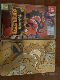 pokemon scarlatto + steelbox da collezione 