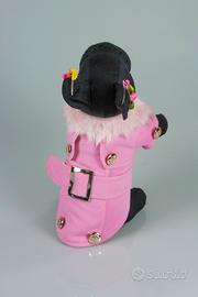 Cappottino trench rosa elegante per cani 