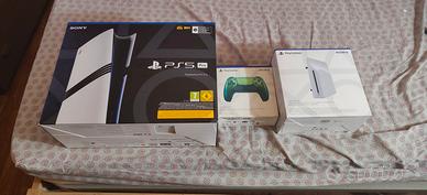 ps5 pro 2 tb + unità disco +2 joystick+ giochi