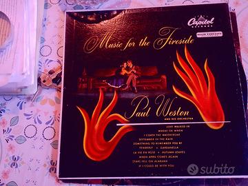 VINILE 33 GIRI PAUL WESTON MUSIC FOR THE FIRESIDE