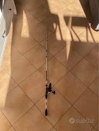 Set con due canne da pesca spinning