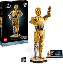 LEGO Star Wars 75398 C-3PO - Modellino di Droide d
