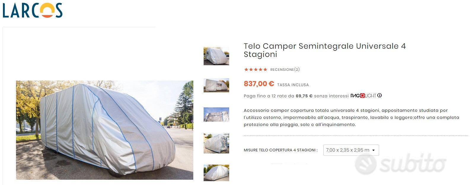 Telo copertura camper universale 