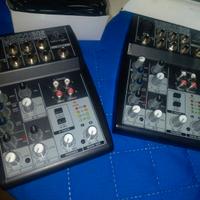 Coppia di Mixer Behringer xenyx 502