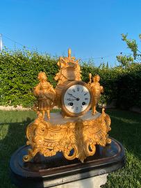 Orologio antico da camino