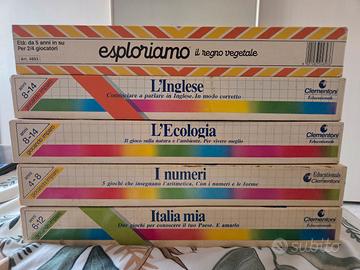 lotto giochi sapientino clementoni anni 80