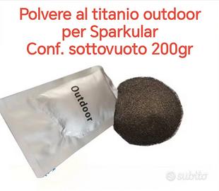 Polvere Titanio Sparkular 200 gr Fontane Fredde