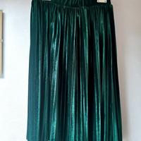 gonna verde ciniglia