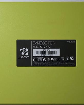 Tavola grafica Usb Bamboo PEN CTL-470