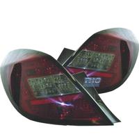 FANALI OPEL CORSA D 5P 06-14 LED ROSSO SCURO