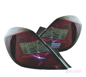 FANALI OPEL CORSA D 5P 06-14 LED ROSSO SCURO