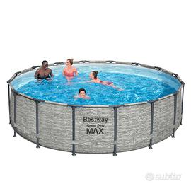 Piscina fuoriterra Bestway rotonda Steel Pro 5619E