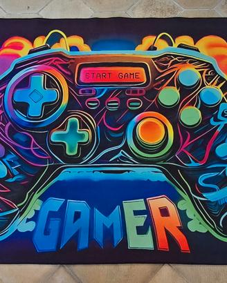 Tappeto Cameretta Gamer/Gaming 200x140 cm