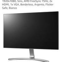 Monitor LG 24 pollici 
