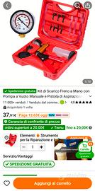 Kit di scarico olio freni