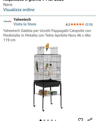  gabbia per pappagalli 