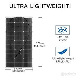 kit fotovoltaico completo 200w