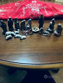 Statuette presepe in terracotta