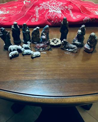 Statuette presepe in terracotta