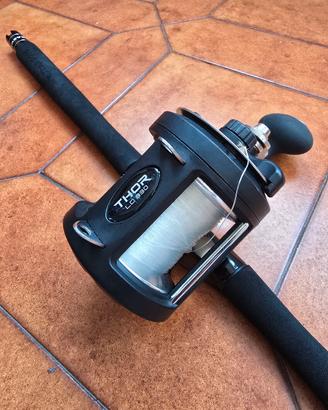 Canna da pesca per traina 