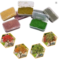 Fogliame per diorama 6 colori, creazione d-model