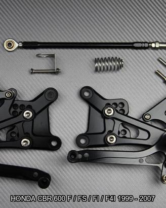 Pedane arretrate HONDA CBR 600 F FI FS 1999 - 2007