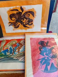 Dipinti in tempera- firmati